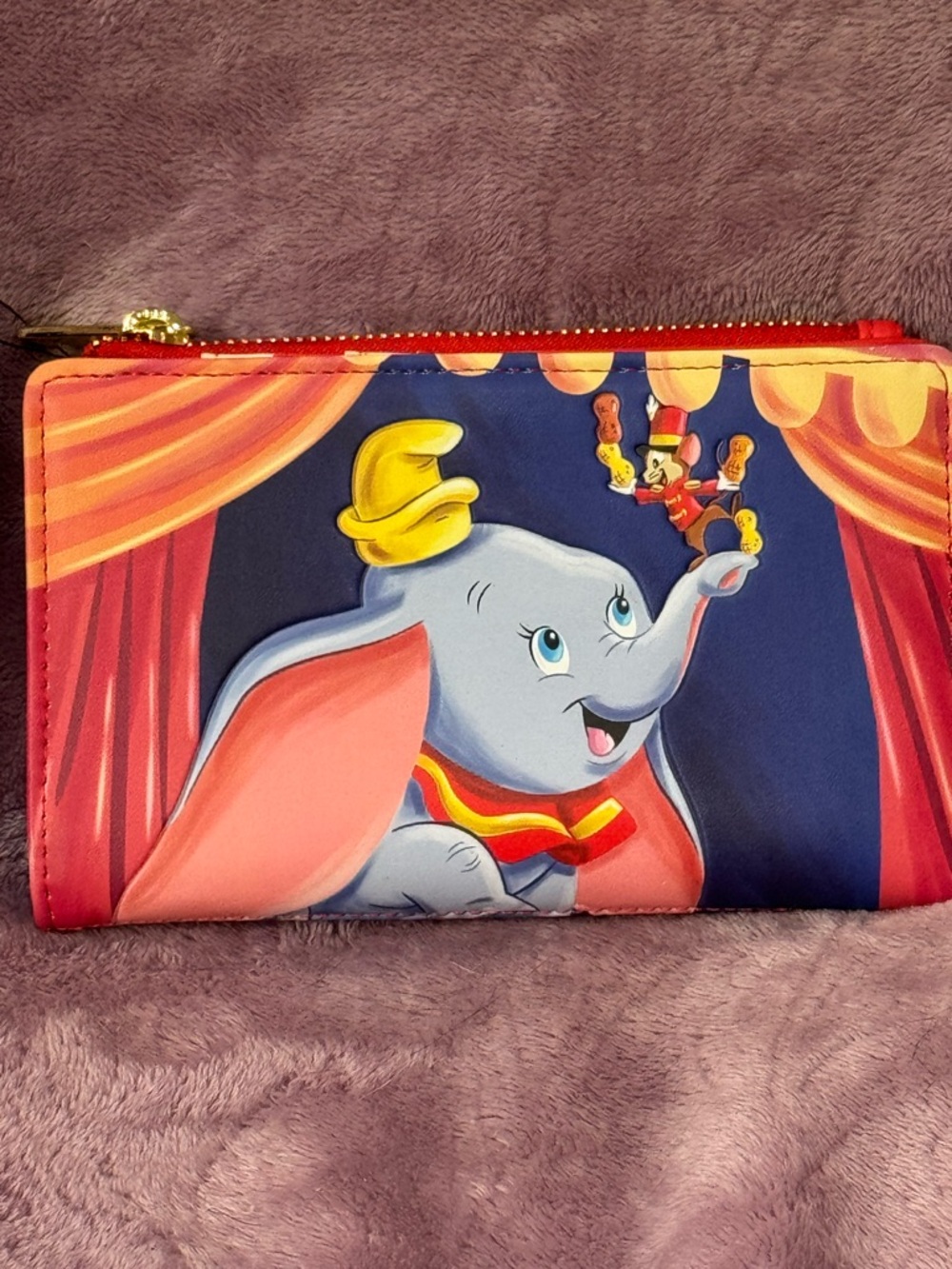 NWT Loungefly Disney Dumbo Tent flap wallet - Picture 5 of 11